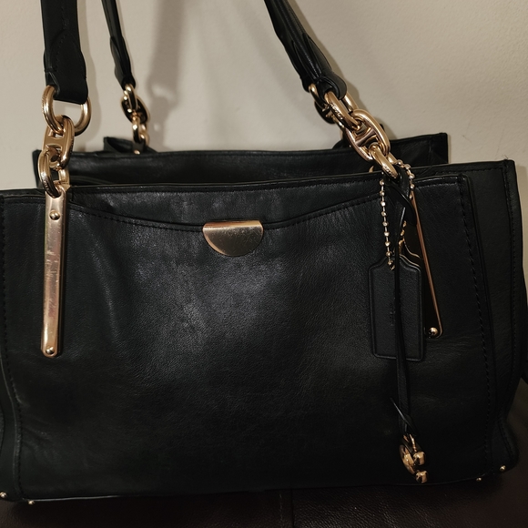 Coach Dreamer 31640 Elegant Black Leather Handbag - Picture 16 of 16